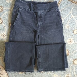 Express Women's black Wide Leg Jeans